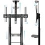 Tooq Soporte de Suelo ZEUS FS20400HM-B para TV de 60-100 pulgadas